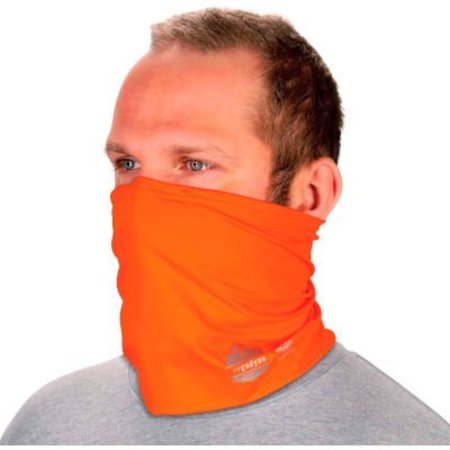 ERGODYNE Chill-Its 6489 2-Layer Cooling Multi-Band, Performance Knit, S/M, Hi-Vis Orange 42146